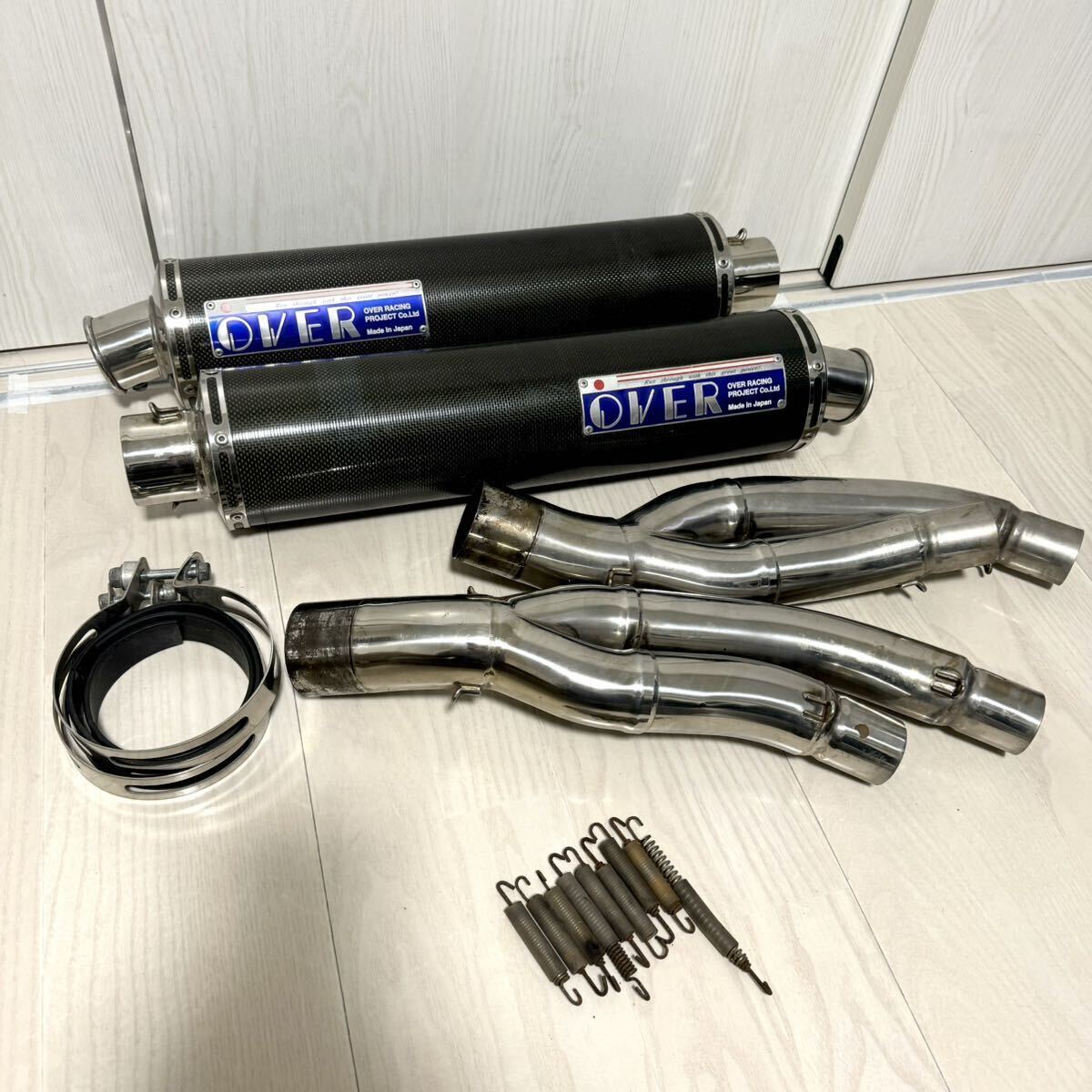 Yahoo!オークション - V-MAX1200 OVER RACING カーボン スリップオンマ