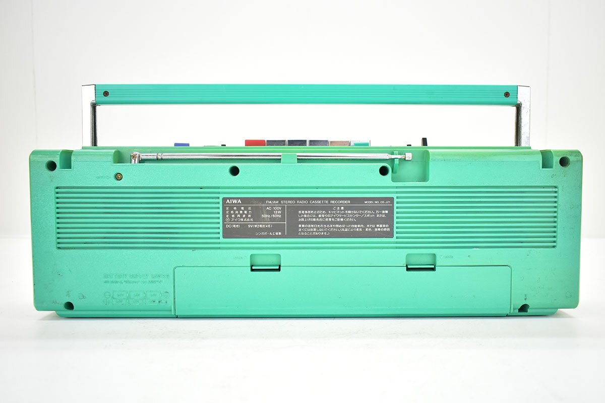 Yahoo!オークション - AIWA CS-J21 ラジカセ[アイワ][ラジオカセットレ