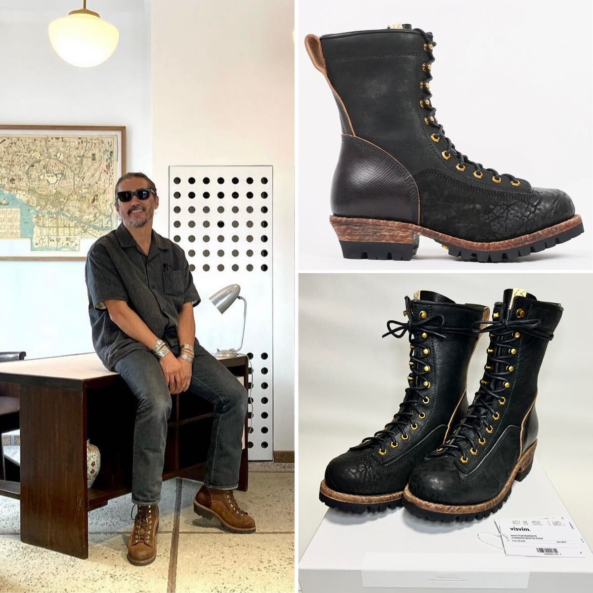 Yahoo!オークション - 中村ヒロキ着 24ss visvim COSSACK BOOTS-FOLK