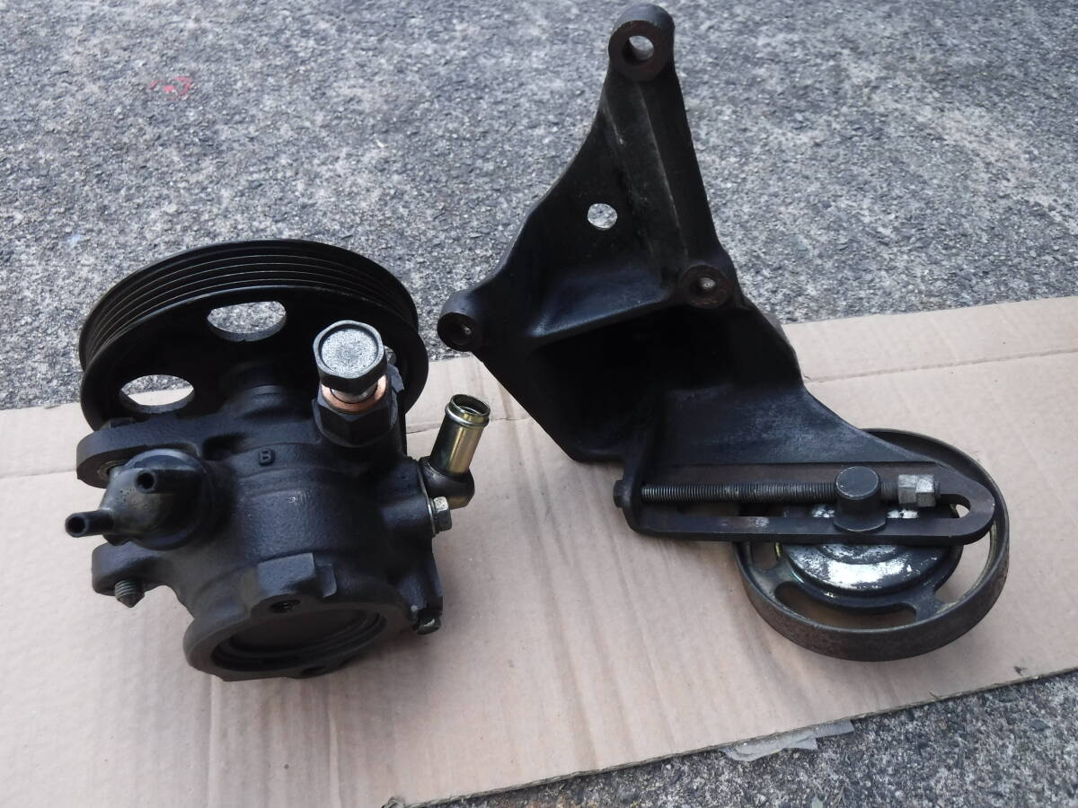 Yahoo!オークション - AE86 パワステポンプ・ブラケットセット 4AG レ