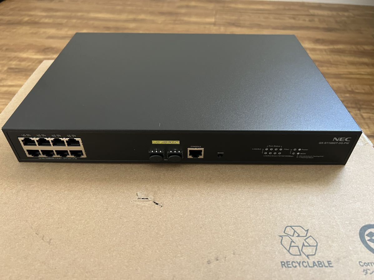 NEC製POEHUB QX-S1108GT-2G-PW｜Yahoo!フリマ（旧PayPayフリマ）