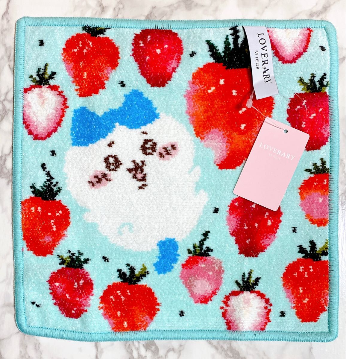 ちいかわ フェイラー ハチワレストロベリードット ハンカチ｜Yahoo