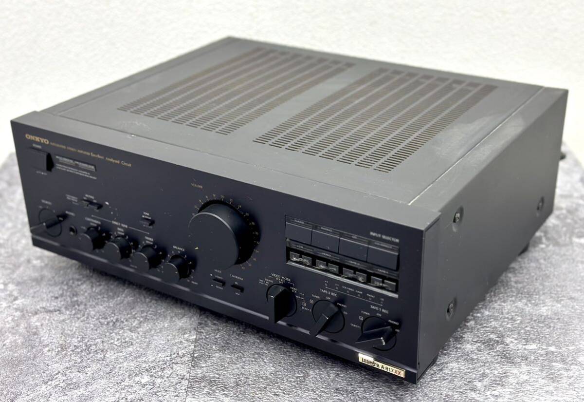 ONKYO A-817EX プリメインアンプ 整備済動作良好 美品 ONKYO integra A