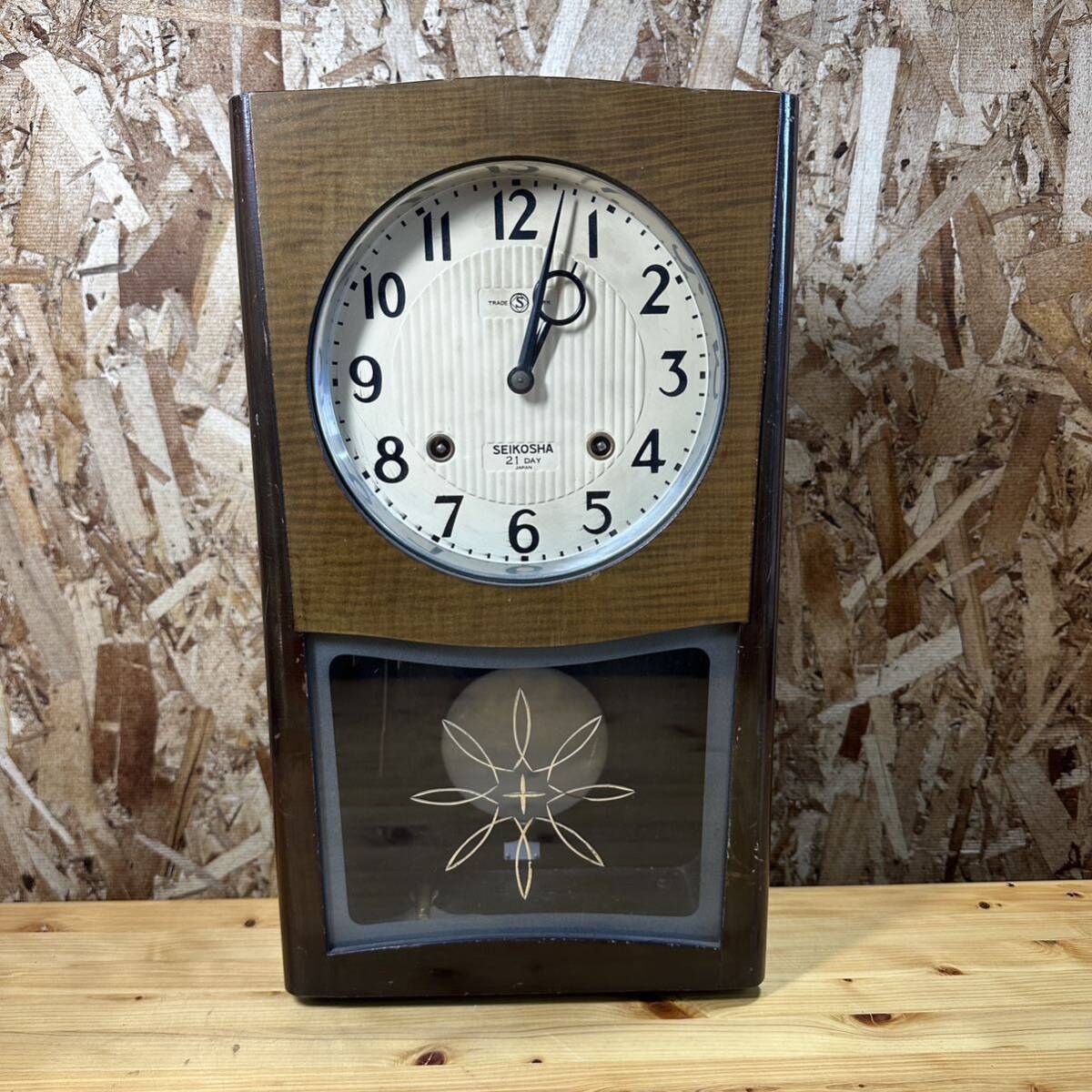 Yahoo!オークション - SEIKO セイコー 昭和レトロ ボンボン時計 柱時計