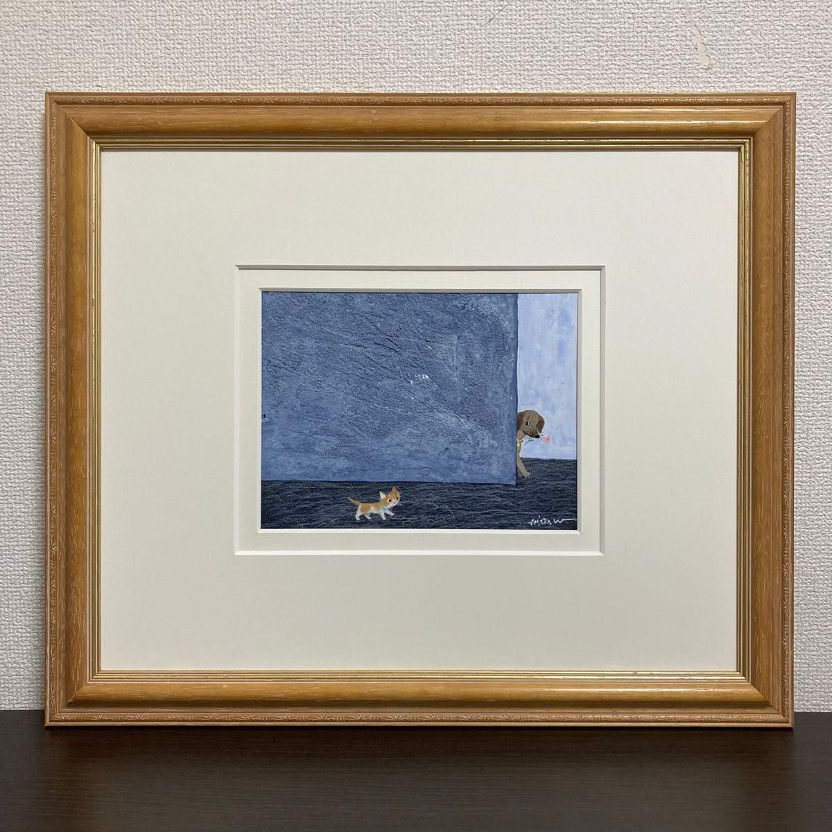 真作保証】渡辺あきお 真筆原画 直筆サイン 裏書き有り 絵画 猫｜Yahoo