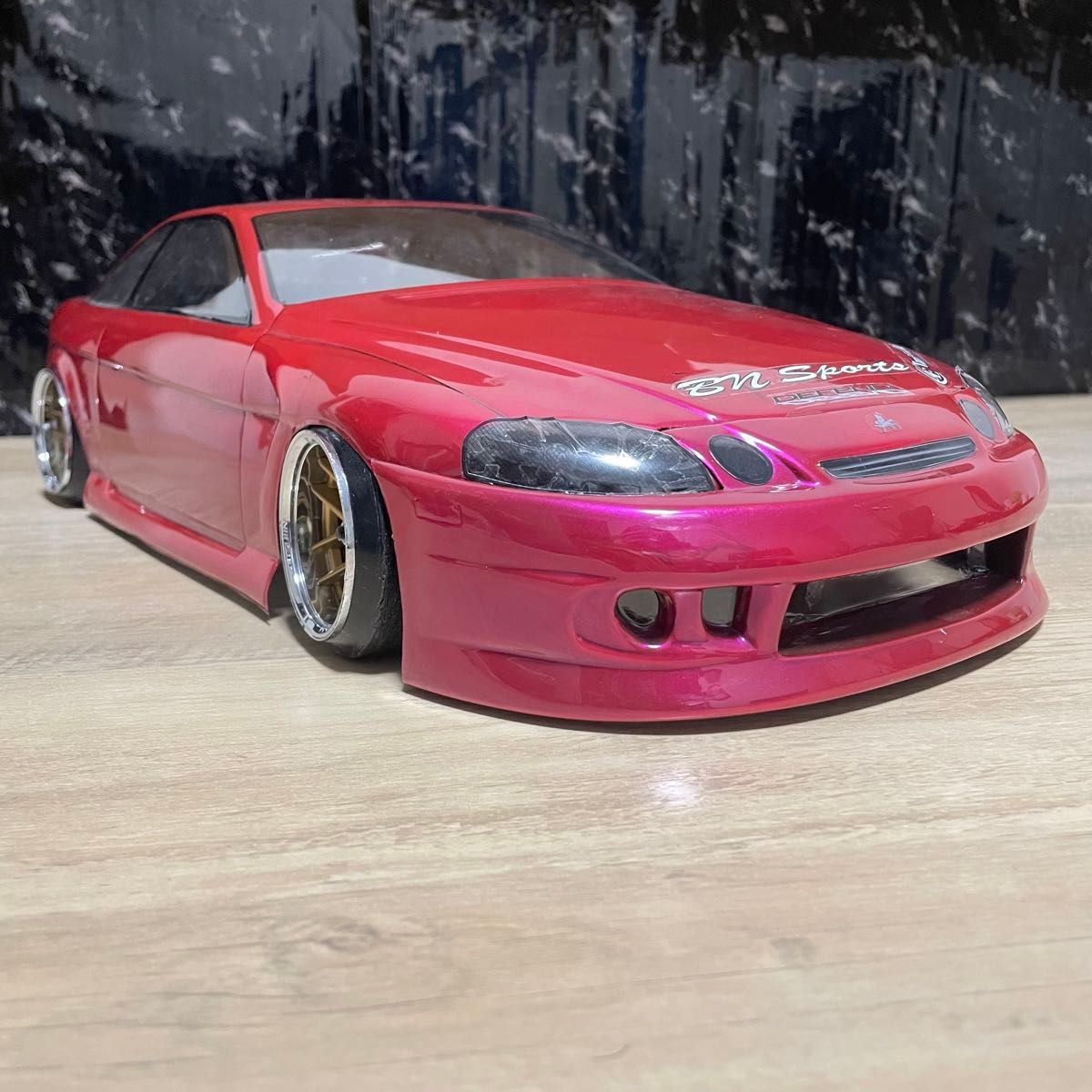 トヨタ ソアラ ドリフト 1/10 ラジコン ボディ rc ドリフト 塗装済み