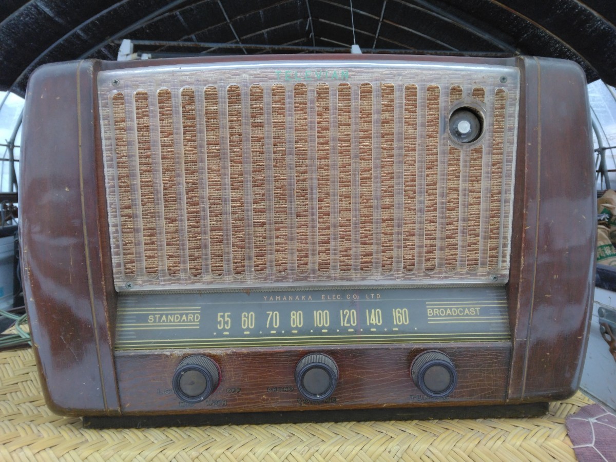 Yahoo!オークション - 真空管ラジオ テレビアンラジオ 6S-406 山中電機