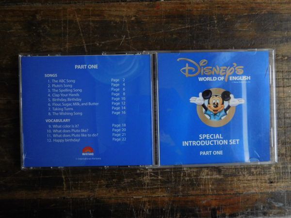 Yahoo!オークション - 英語知育教育 Disney world of english CD speci
