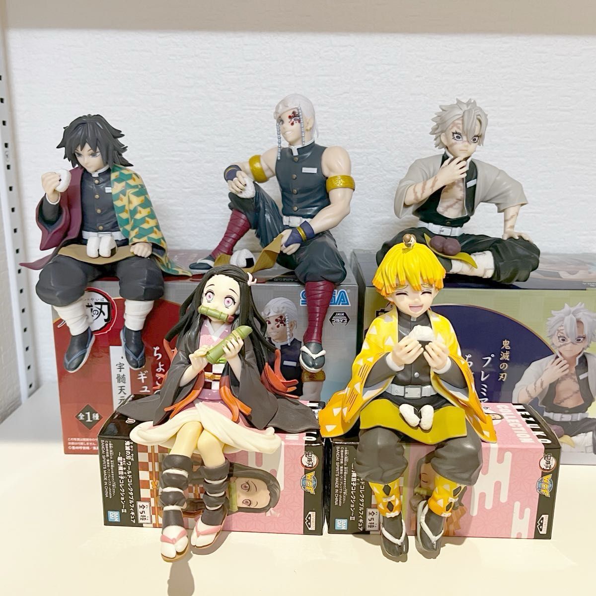 開封中古品》鬼滅の刃 プレミアムちょこのせフィギュア おにぎり