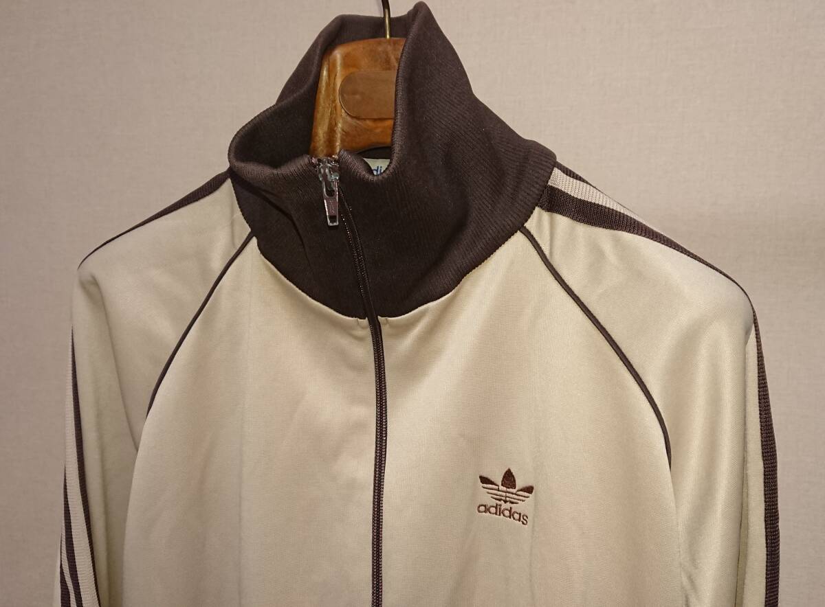 希少】80s adidas デサント ブラウン 在原みゆき ヴィンテージ 希少