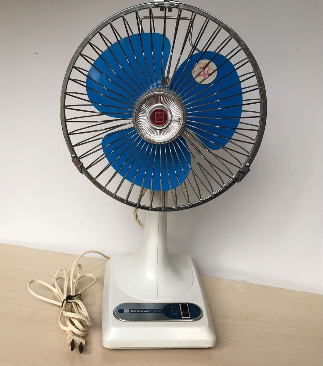 ナショナル 新品タグ付き 扇風機 20cmペットファン 昭和レトロ希少