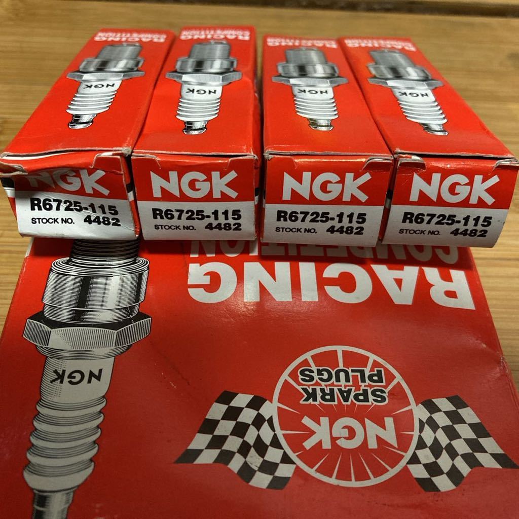 新品 ロータリーエンジン用NGK スパークプラグ 11 5番R6725-115 4本
