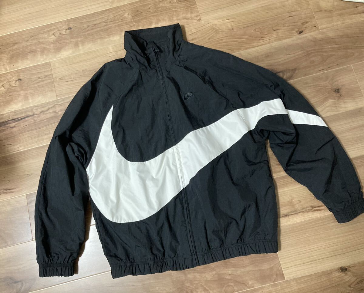 美品】NIKEナイキアノラックジャケット/ビックロゴ/ゴツナイキ