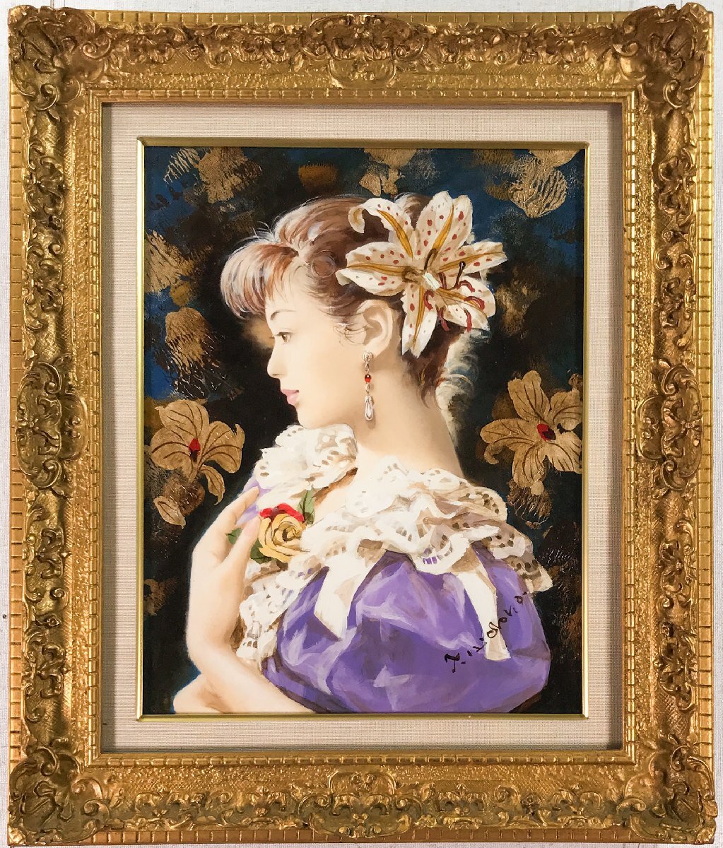 宮廷画家ビジェルブランの少女画です。油彩画模写 【公式通販】