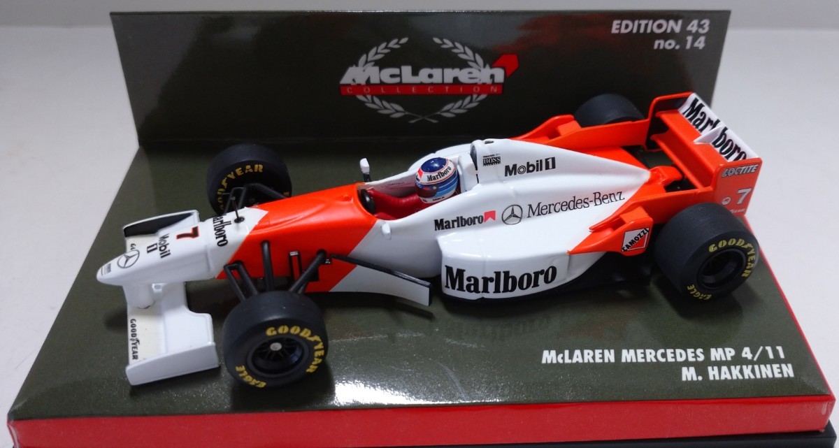1/43 マクラーレンMP4/11 MERCEDES M ハッキネン マルボロ仕様｜Yahoo