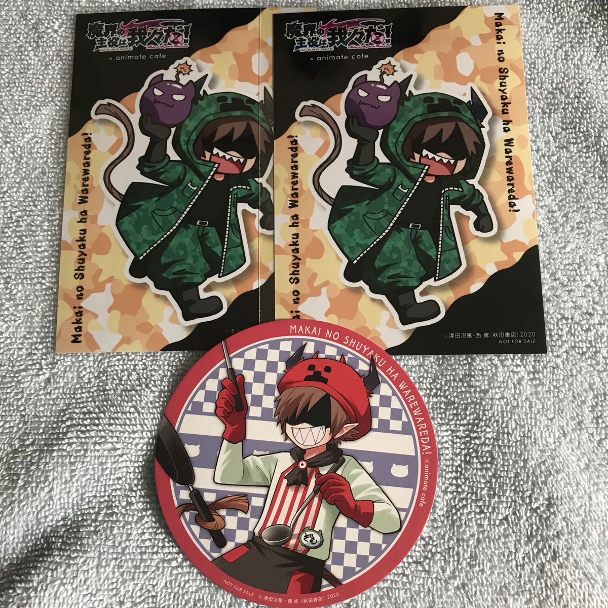 魔界の主役は我々だ 魔主役 アニメイトカフェ コースター ブロマイド