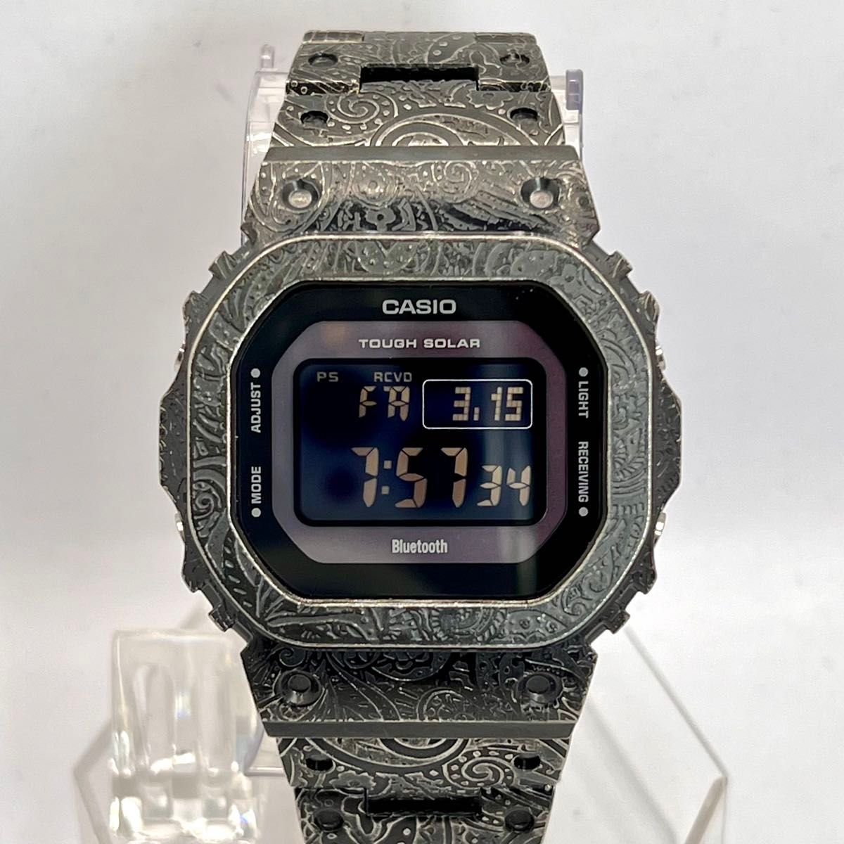 新品 G-SHOCK GW-B5600フルメタルカスタム ペイズリー柄 新品
