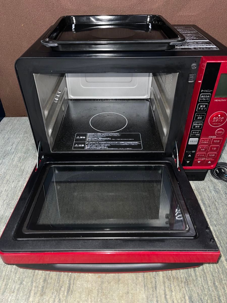 2022年製 HITACHI MRO-JT232 美品 ヘルシーシェフ 過熱水蒸気オーブン