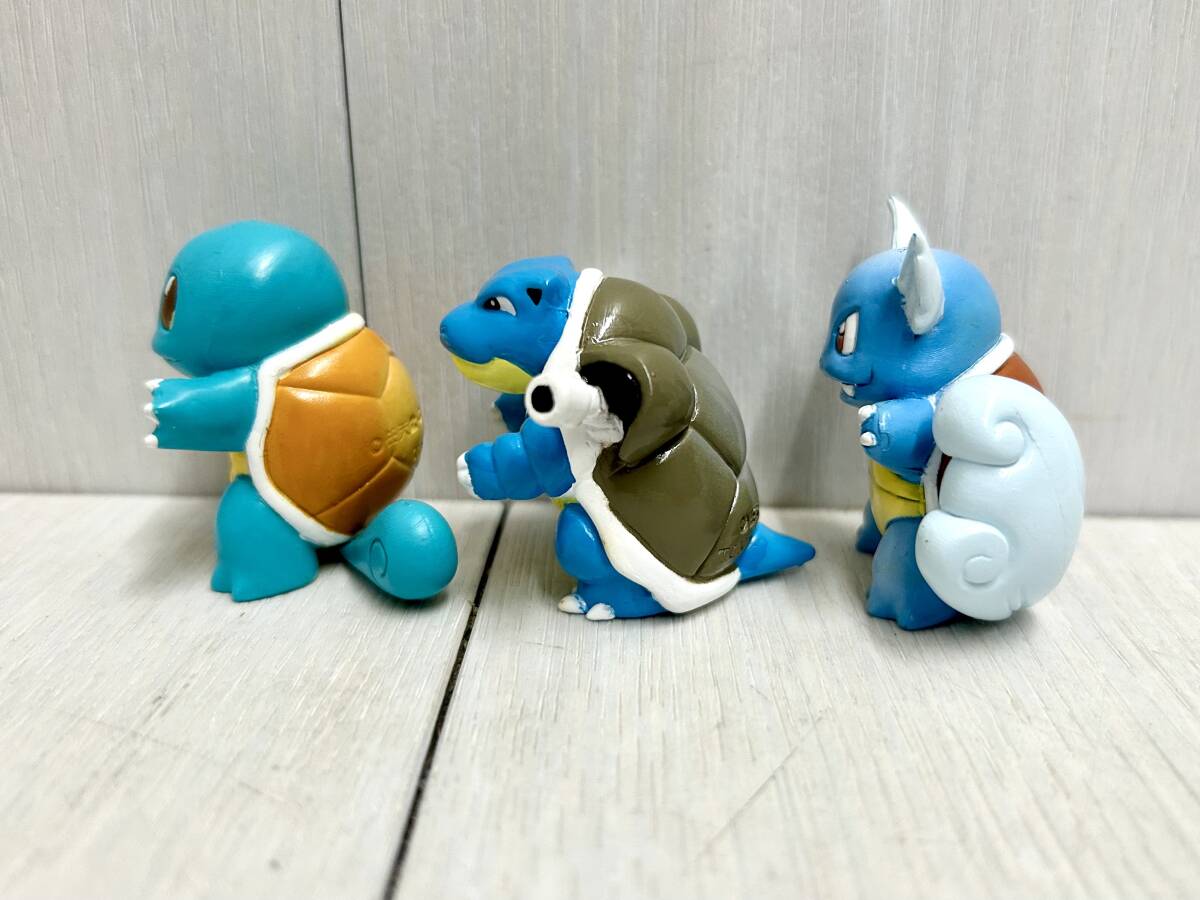 送料無料 モンコレ 3体 TOMY トミー ポケモン カメックス カメール