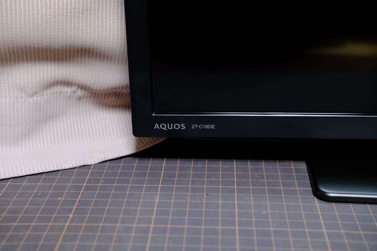 使用期間1週間】SHARP AQUOS 19インチ 2024年製 2T-C19DE 液晶テレビ