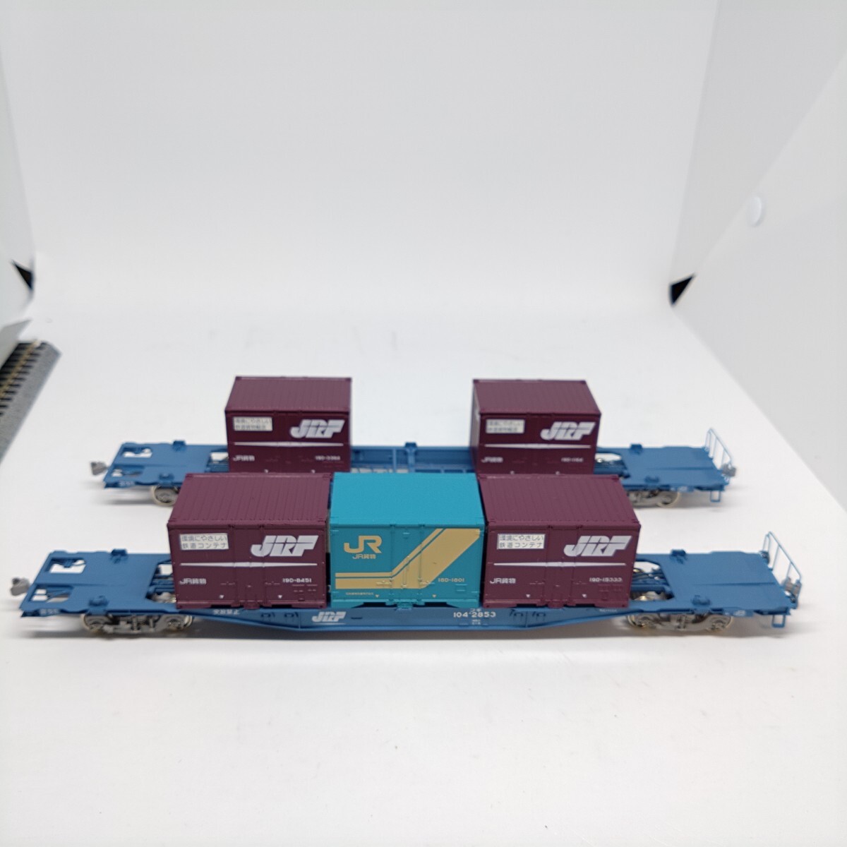 Yahoo!オークション - KATO HO 3-512 コキ104 19Dコンテナ積載 2両セッ