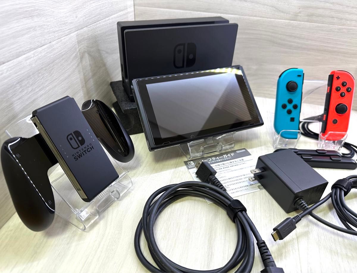 上美品 豪華おまけ付き 液晶新型Nintendo Switch本体一式完品｜Yahoo