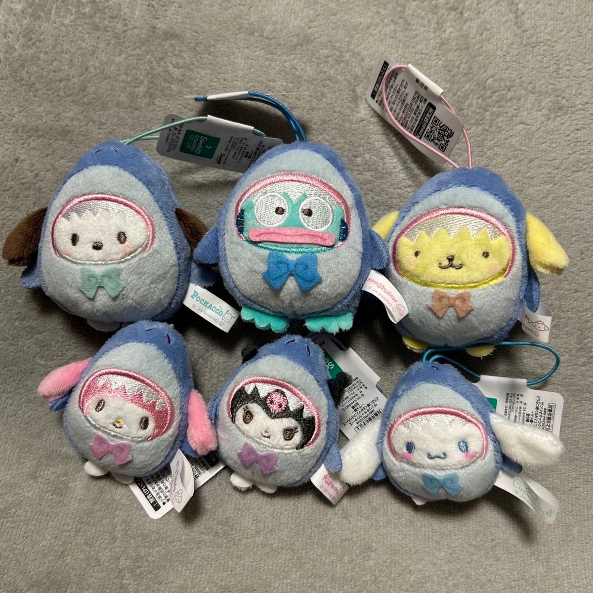 サンリオキャラクターズ どうぶつ着ぐるみマスコットシリーズ〜サメ編