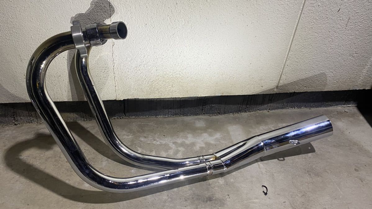 Yahoo!オークション - GS400 ヨシムラタイプ マフラー 二重構造