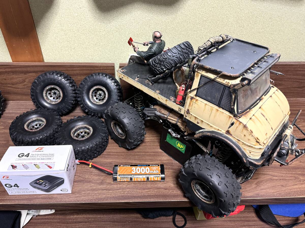 Yahoo!オークション - タミヤ CR-01 カスタム 4WS クローラー ウニモ