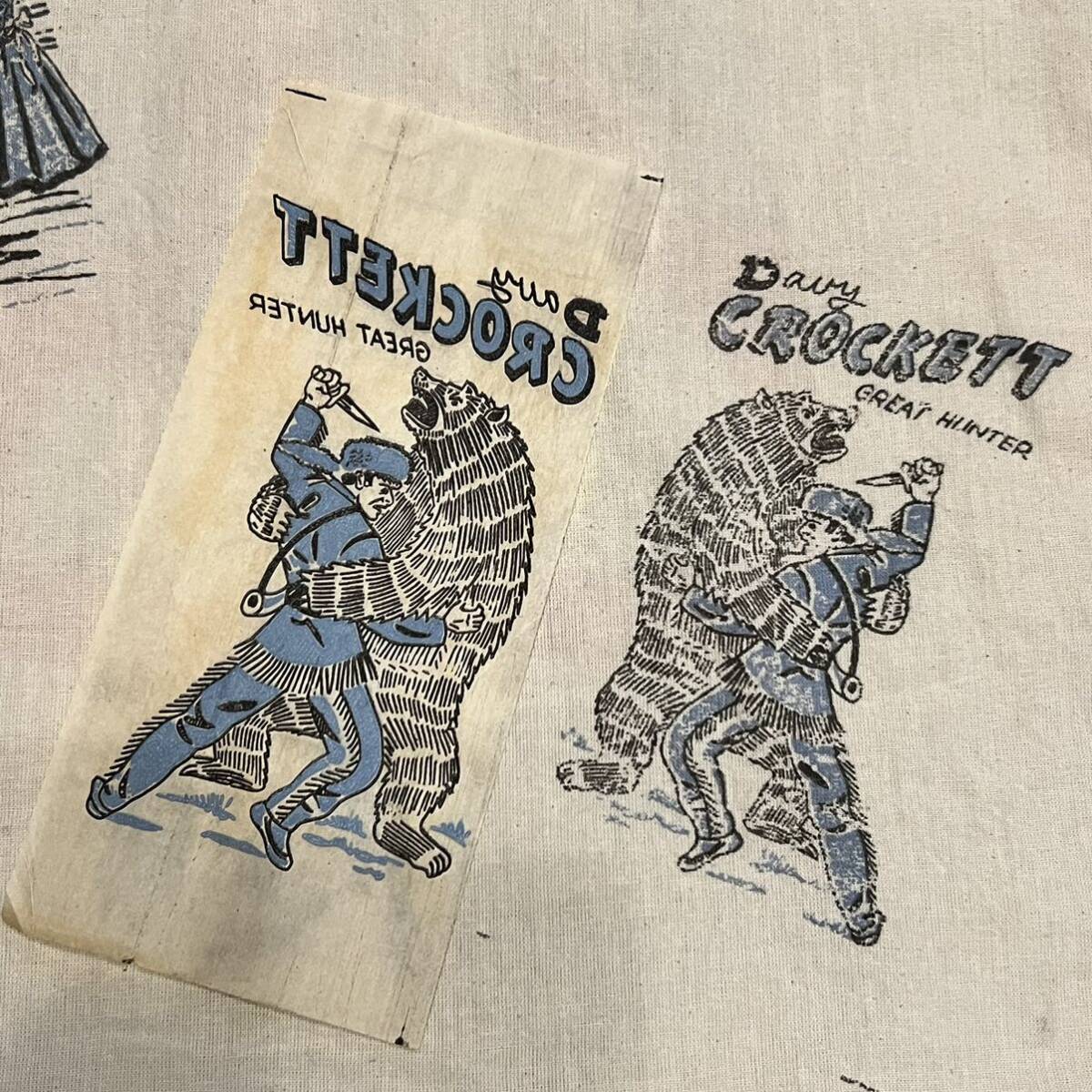 50sビンテージ デイビークロケット 転写紙 転送紙 ネイティブ アメリカ