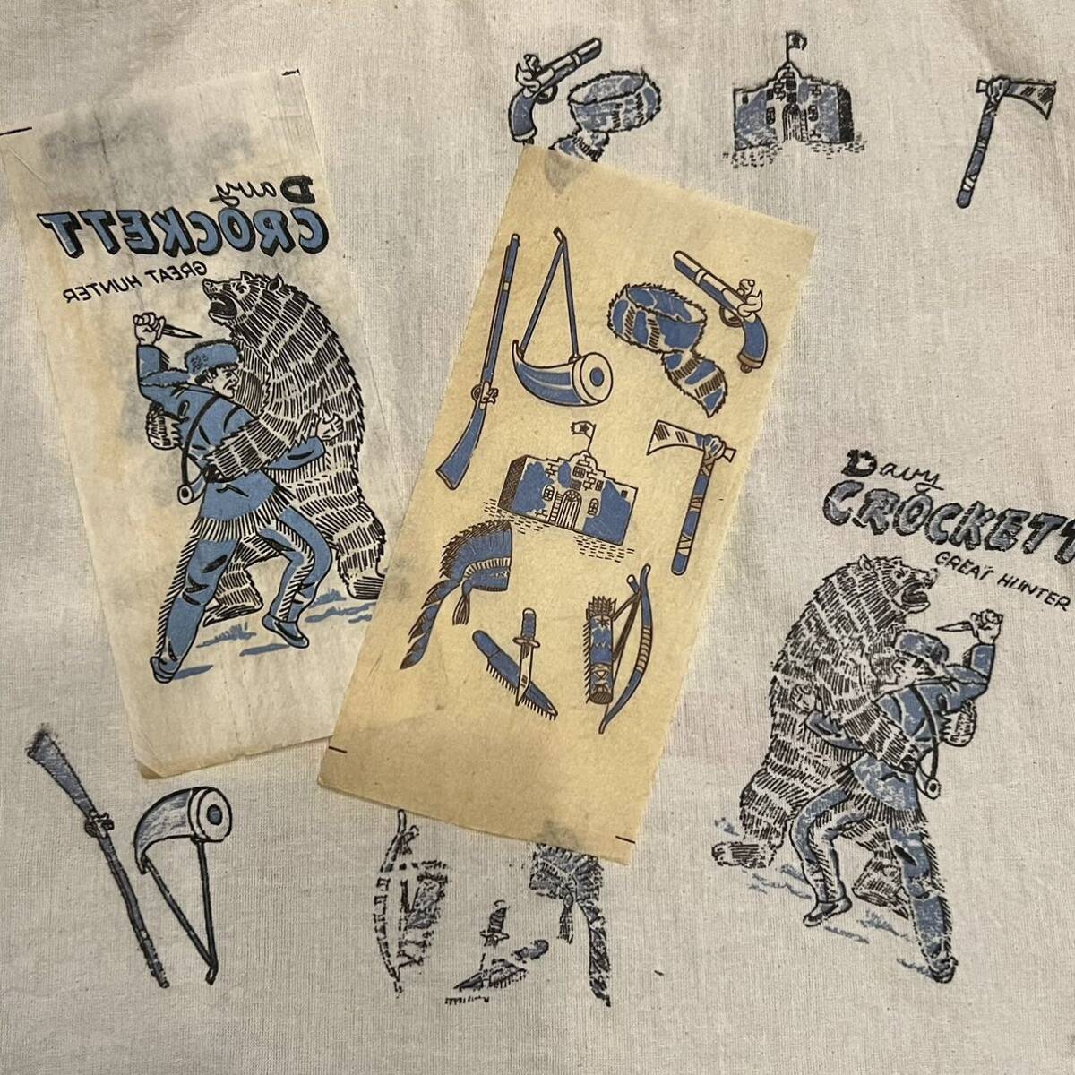 50sビンテージ デイビークロケット 転写紙 転送紙 ネイティブ アメリカ