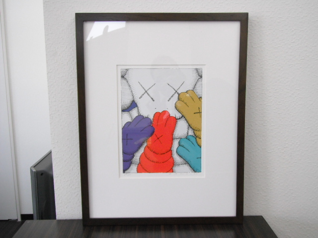 Yahoo!オークション - 真作保証 KAWS カウズ URGE シルクスクリーン