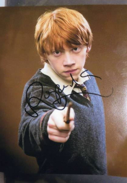 レア Hogsmeade ルパート・グリント直筆サイン入り 専用ボックス付き