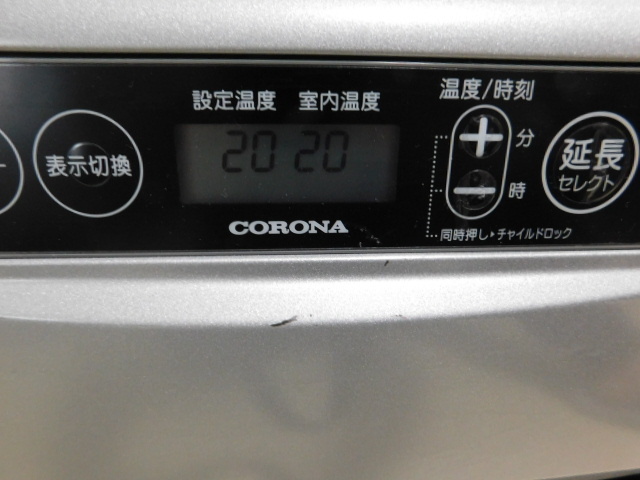 コロナ石油ファンヒーター FH-GC3218Y 取扱説明書付で安全にご使用可能