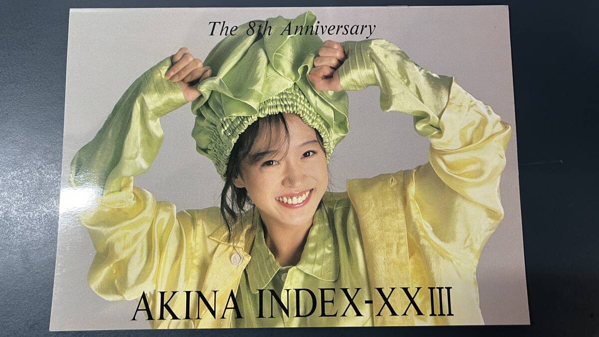 Yahoo!オークション - 0361中森明菜ミニパンフレット The 8th ANNIVERS