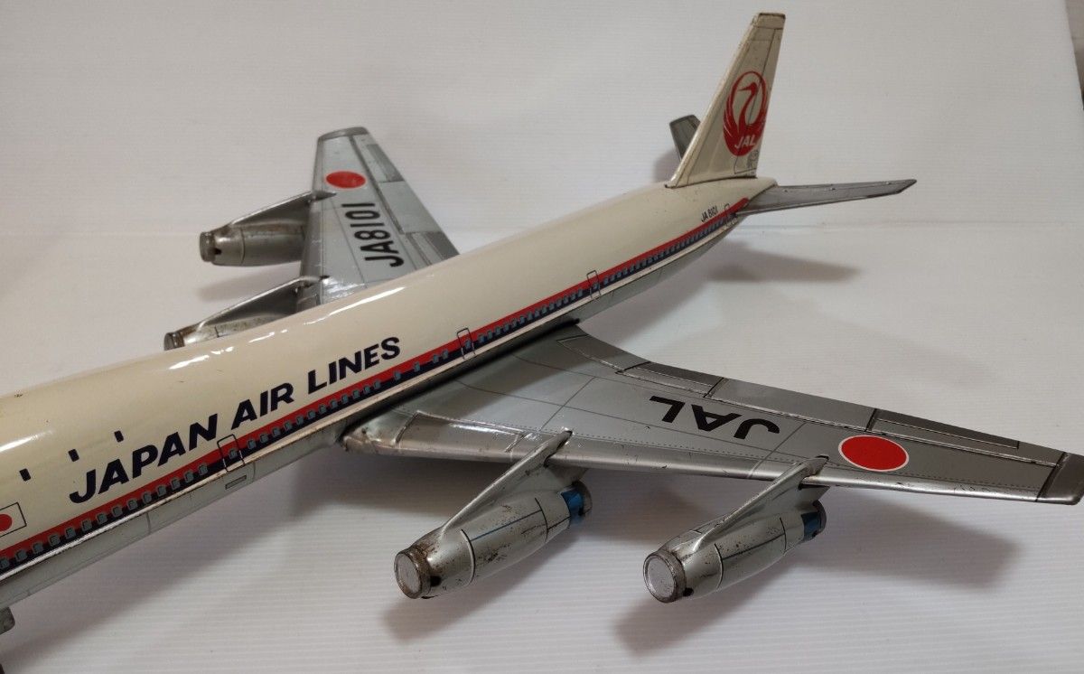 ATCアサヒ玩具 日本航空ボーイング747型 ジャンボジェット機 ブリキ