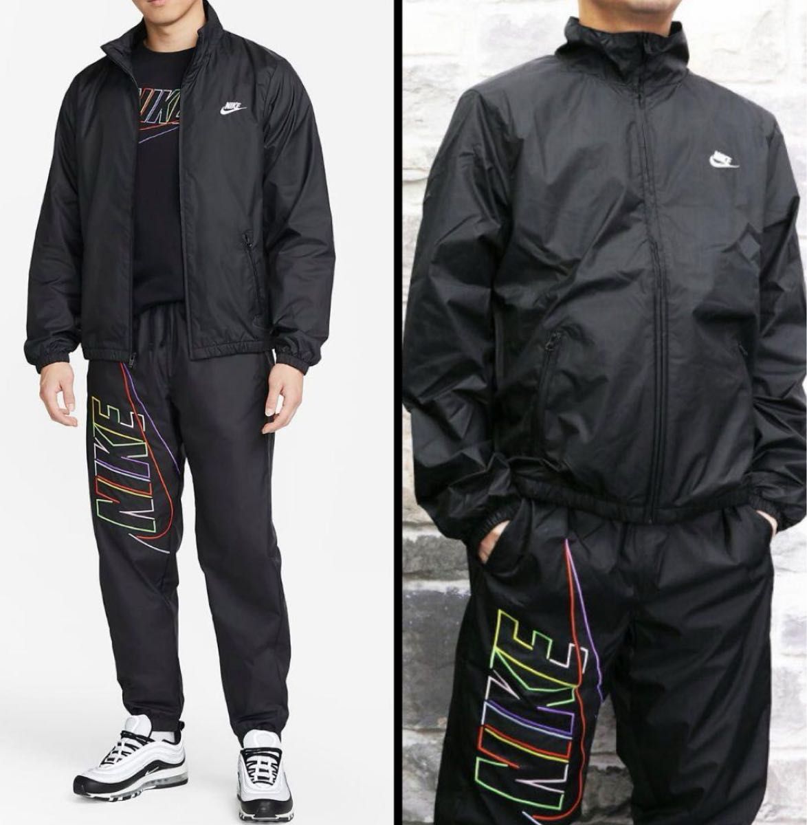 ナイキ ウインドブレーカー 上下セット ジャケット パンツ ウーブン