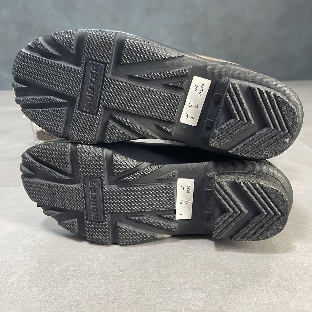 HUNTER ハンター レインブーツ ユニオンジャック UK5 24cm｜Yahoo