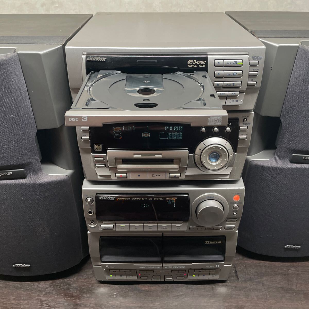 Yahoo!オークション - Victor コンパクト コンポーネント MDシステム M