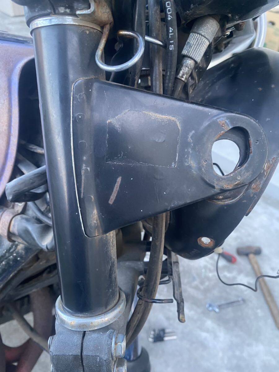 Yahoo!オークション - 1円スタート z400fx 純正 ヘッドライトステー 36