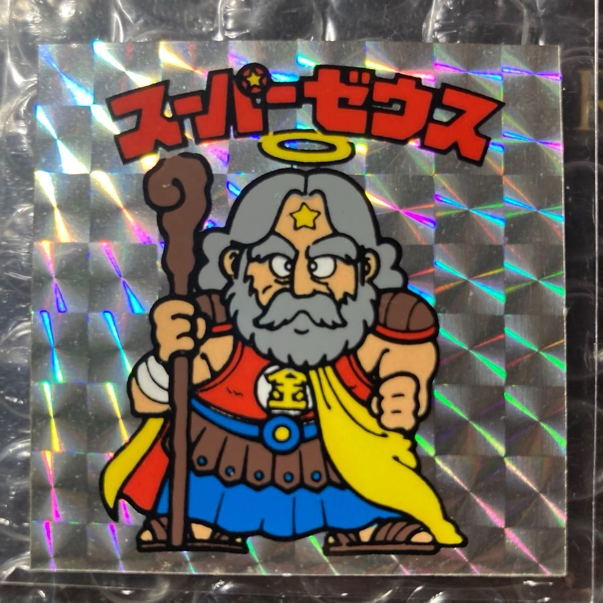 旧ビックリマン チョコ版 当時物 正規品 スーパーゼウス【美品