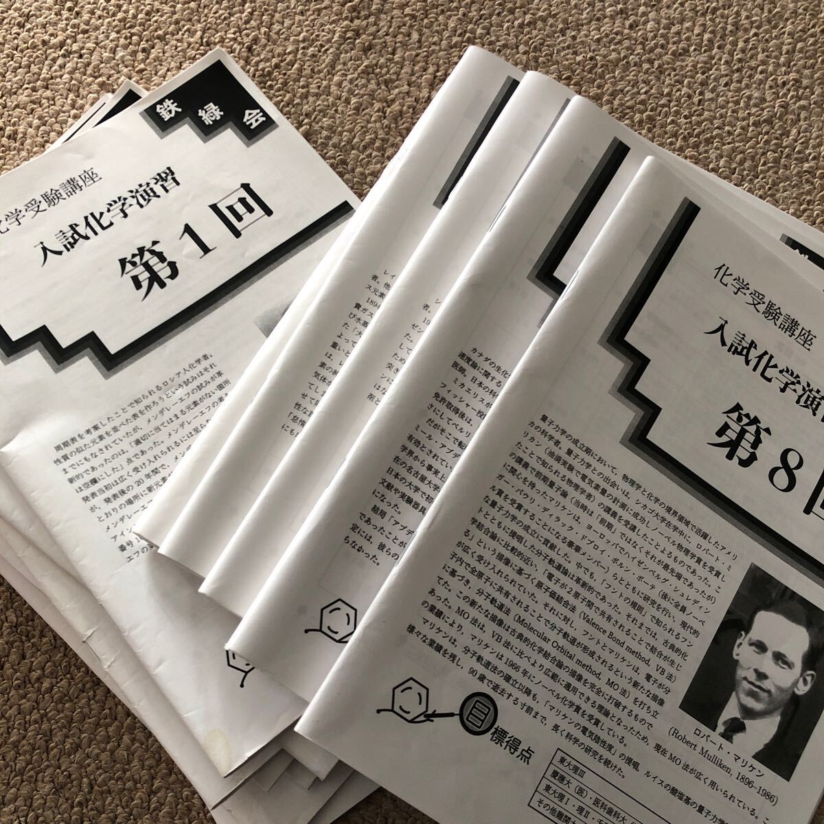 鉄緑会 化学 化学要点集 化学実力演習 2冊セット 東京大学 東大