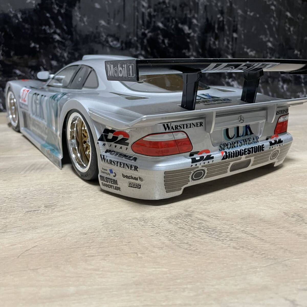 タミヤ メルセデスベンツ clk gtrラジコンボディー 1/10 完成品 ボディ