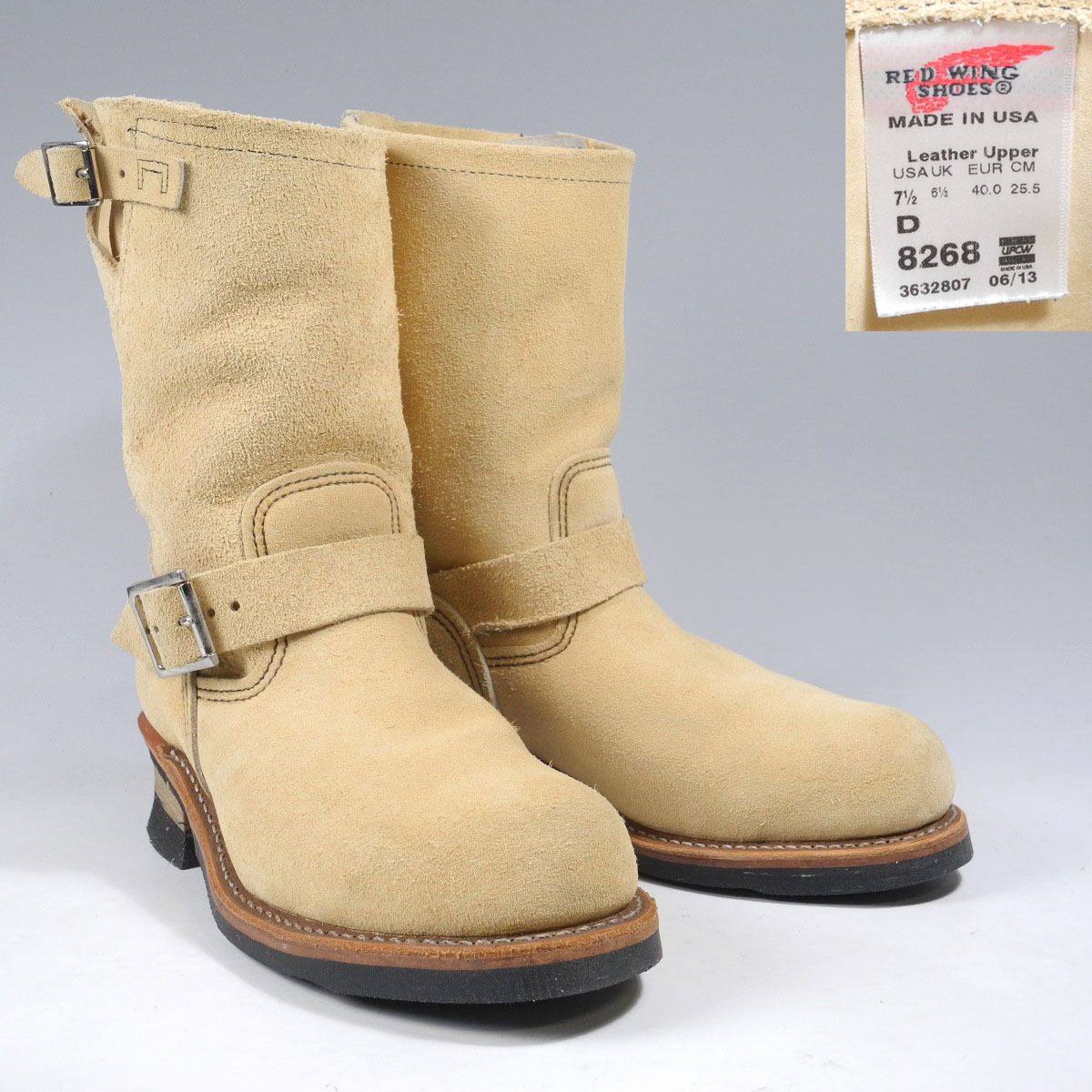 Yahoo!オークション - 廃盤レア レッドウィング8268スエードエンジニア