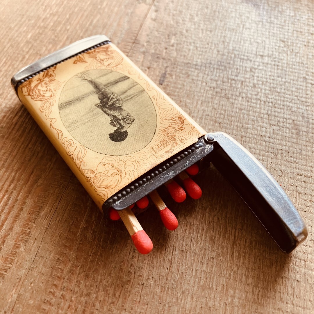 USA マッチケース／1800s~／vintage／アメリカ／Match Safe／当時物
