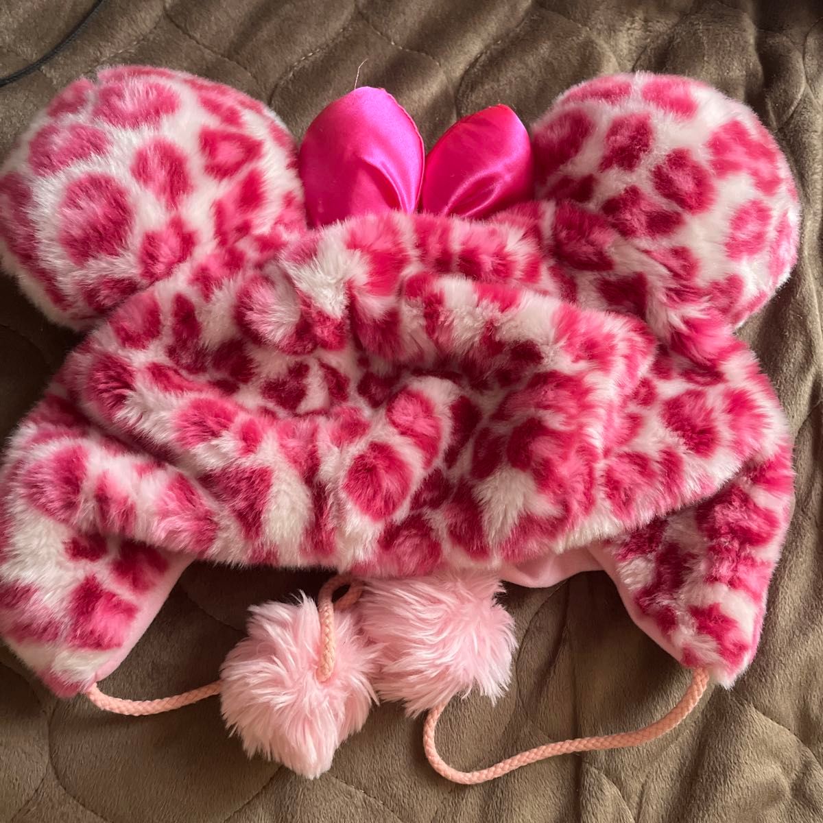 ディズニー ファンキャップ ヒョウ柄 ピンク｜Yahoo!フリマ（旧PayPay