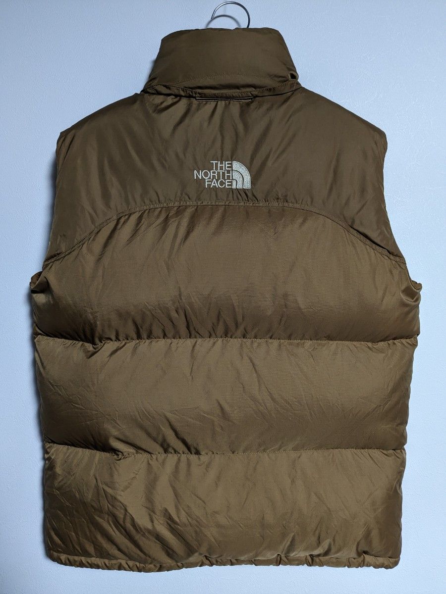 入手困難品 大人気 ノースフェイス ダウンベスト センターロゴ メンズ