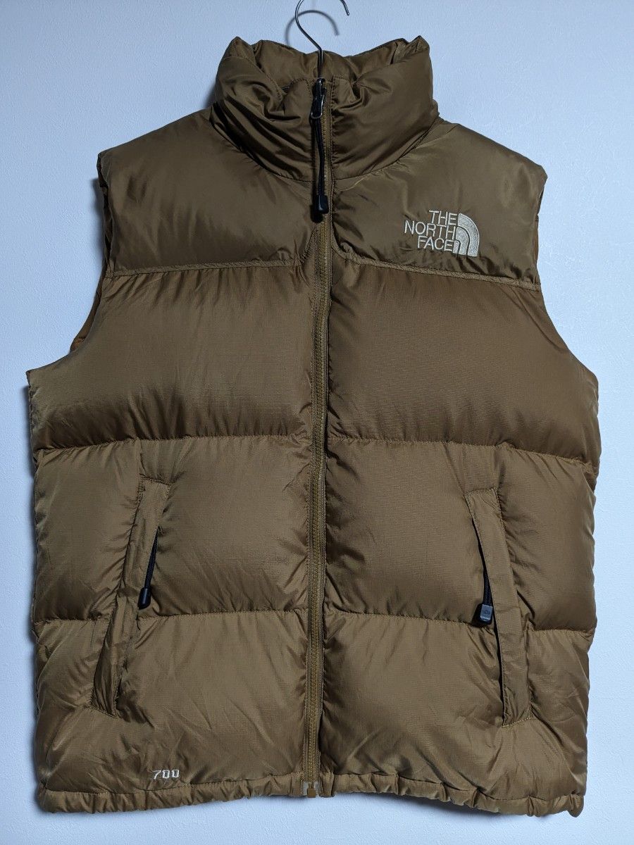 入手困難品 大人気 ノースフェイス ダウンベスト センターロゴ メンズ
