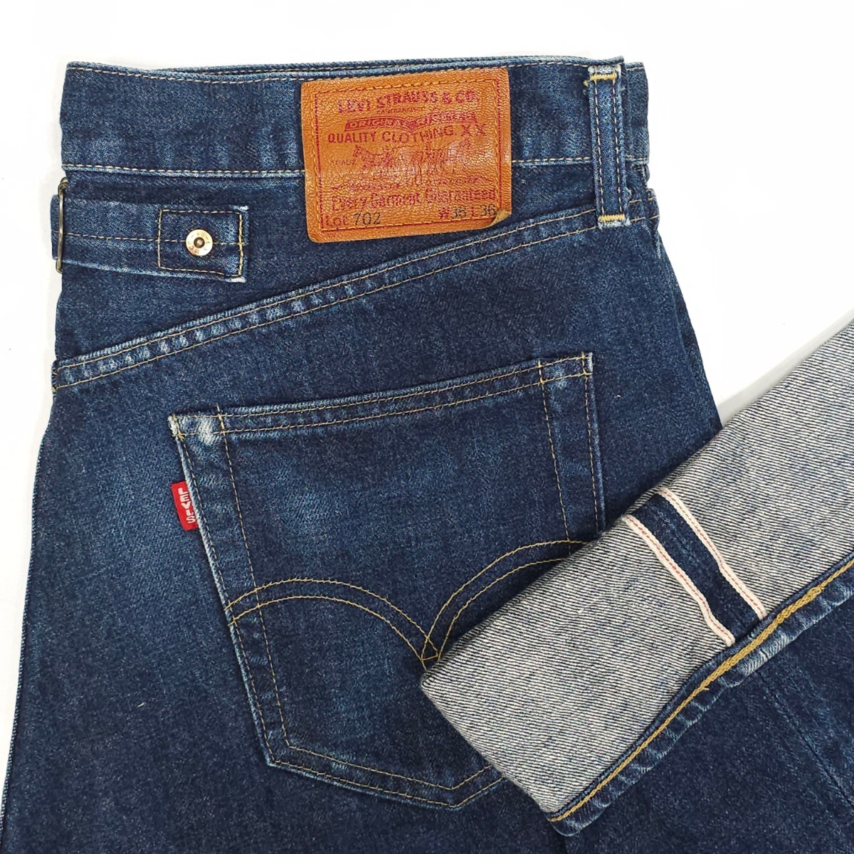 Levi's リーバイス 702XX ジーンズW36 ヴィンテージ 復刻 赤耳 ビッグE