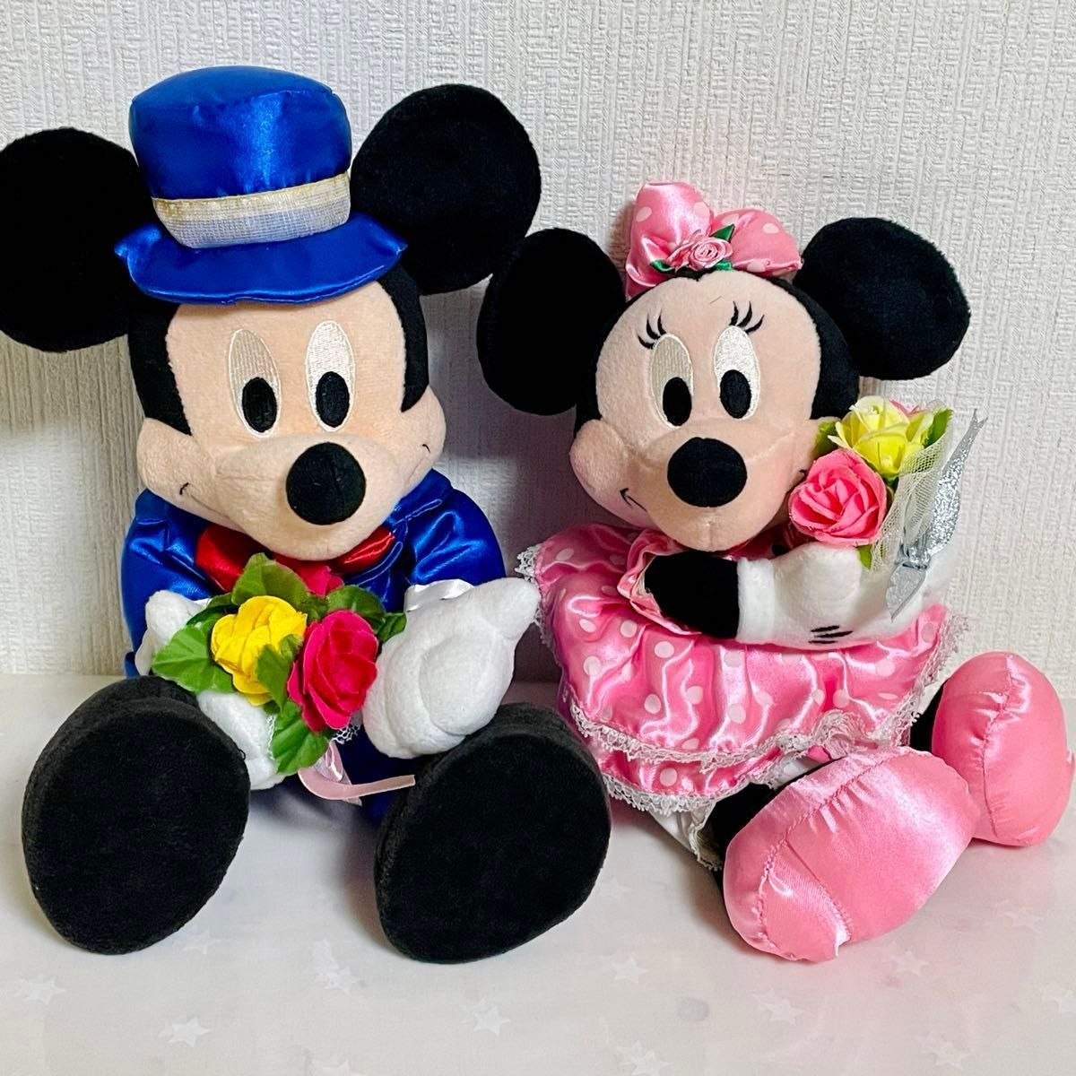 ディズニー ミッキーマウス ミニーマウス ぬいぐるみ ペアセット